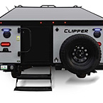 Coachmen Clipper Rear with Lights May Show Optional Features. Features and Options Subject to Change Without Notice.