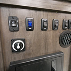 Control Panel for Awning and Lights
 May Show Optional Features. Features and Options Subject to Change Without Notice.