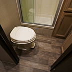 Marine Toilet with Foot Flush
 May Show Optional Features. Features and Options Subject to Change Without Notice.