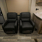 2 Thomas Payne Lounge Recliners Shown in Java Décor
 May Show Optional Features. Features and Options Subject to Change Without Notice.