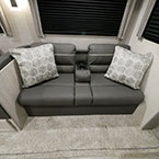 Jiffy Sofa with Two Cupholders and Two Decorative Pillows.




 May Show Optional Features. Features and Options Subject to Change Without Notice.