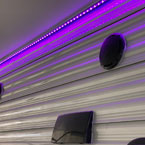JBL Elite Exterior Speakers and LED Light Strip Shown in Purple. 
 May Show Optional Features. Features and Options Subject to Change Without Notice.