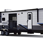 Catalina Destination Trailer Exterior May Show Optional Features. Features and Options Subject to Change Without Notice.