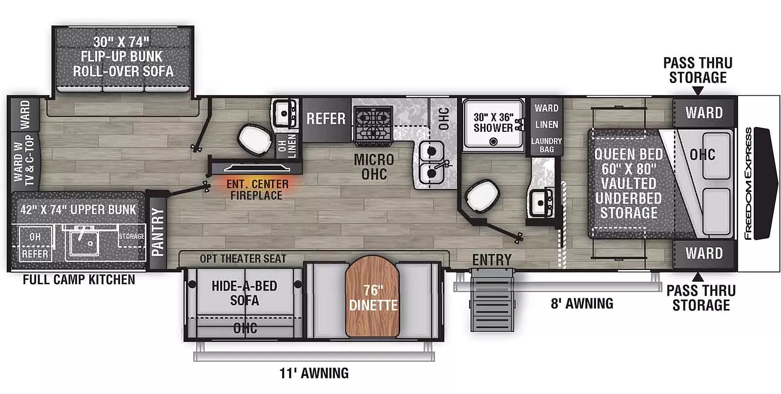 326BHDSLE Floorplan Image