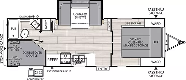 2549BHX Floorplan Image