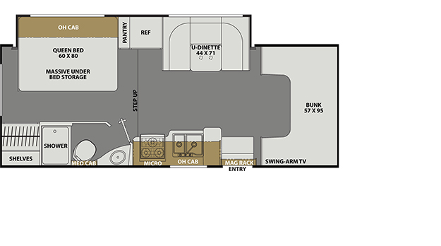 23FS Chevy 3500 Floorplan Image