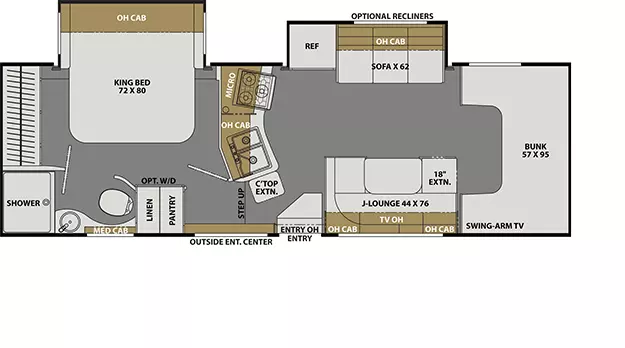 29KB - Ford 450 Floorplan Image