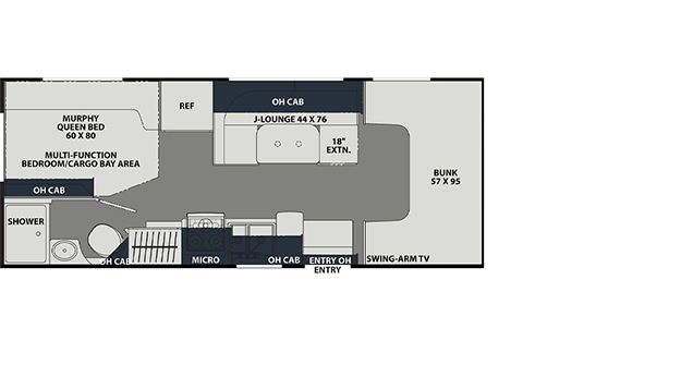 220XG Chevy 3500 Floorplan Image