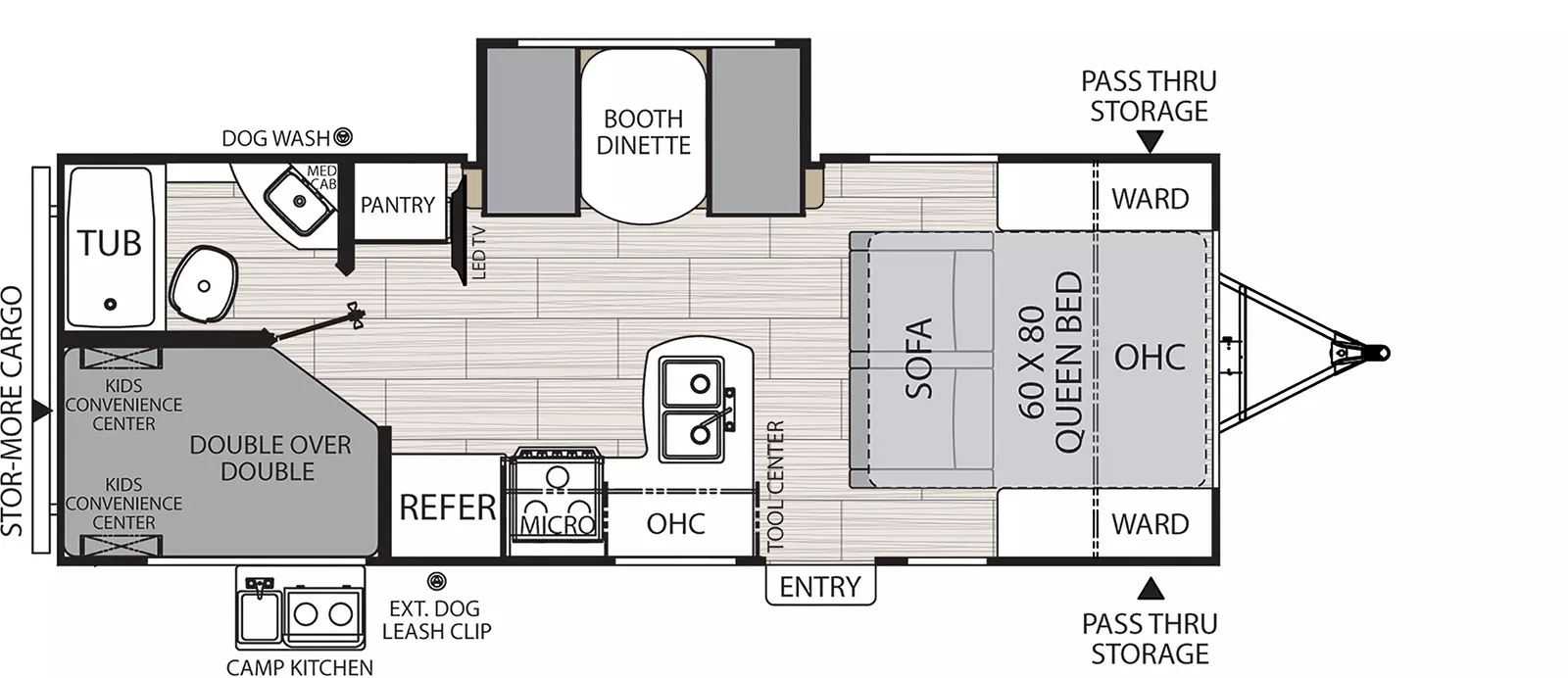 Northern Spirit Xtr 2146BHX Floorplan