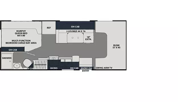 220XG - Ford 450 Floorplan Image