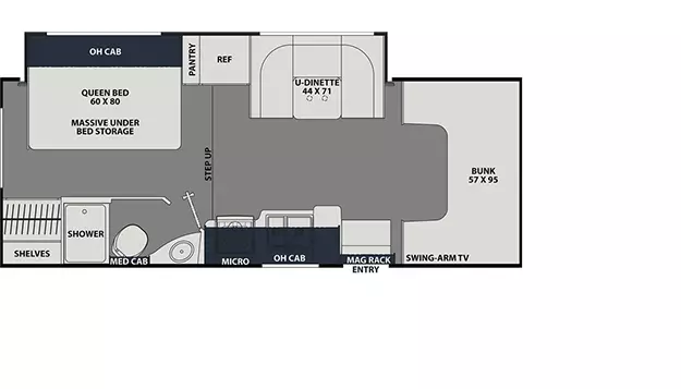 230FS - Ford 450 Floorplan Image