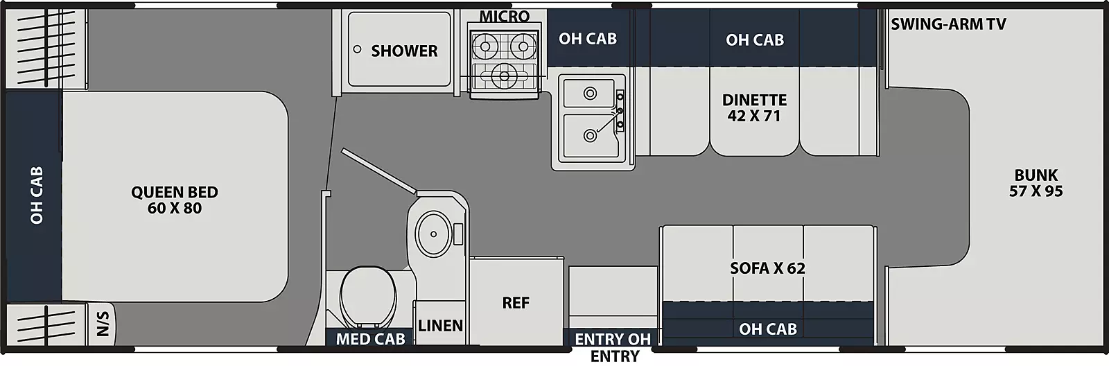 Leprechaun 270QB - Ford 450 Floorplan