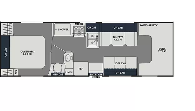 270QB - Ford 450 Floorplan Image