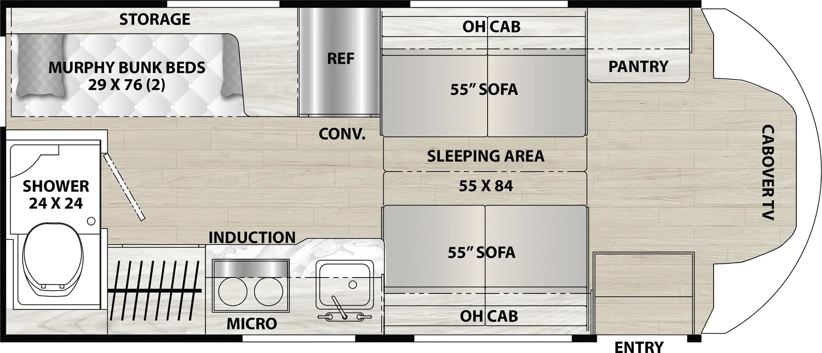 Cross Trail 20BH Floorplan