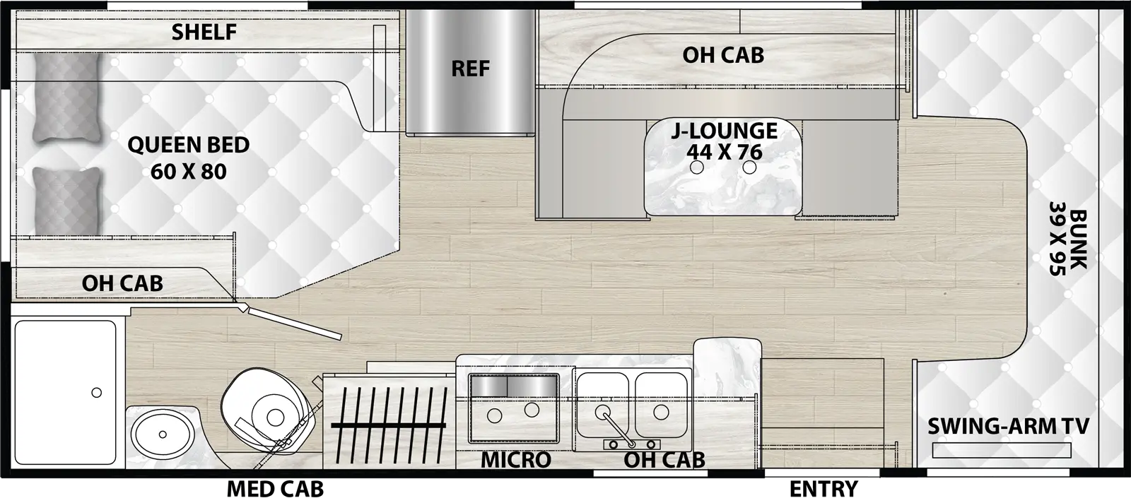 Cross Trail 22XG Floorplan