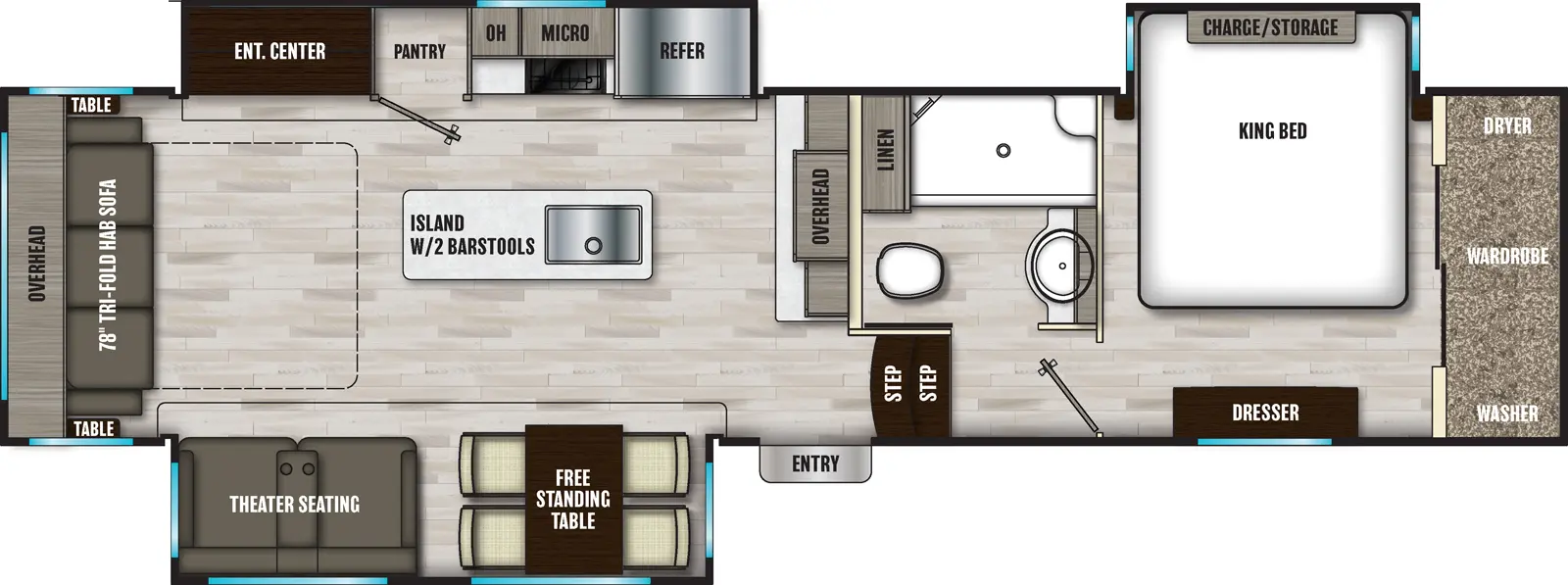 Chaparral 336TSIK Floorplan