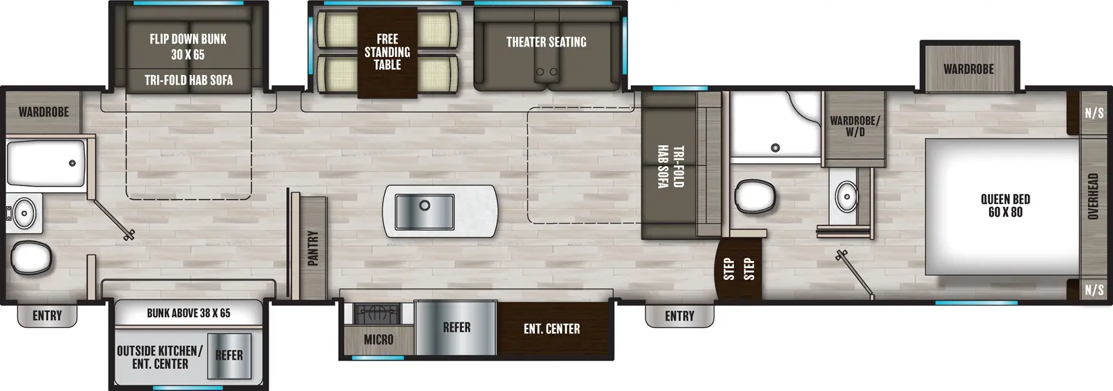 Chaparral 367BH Floorplan