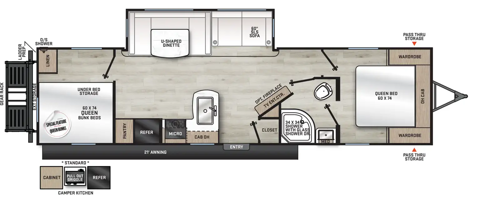 293TQBSCK Floorplan Image