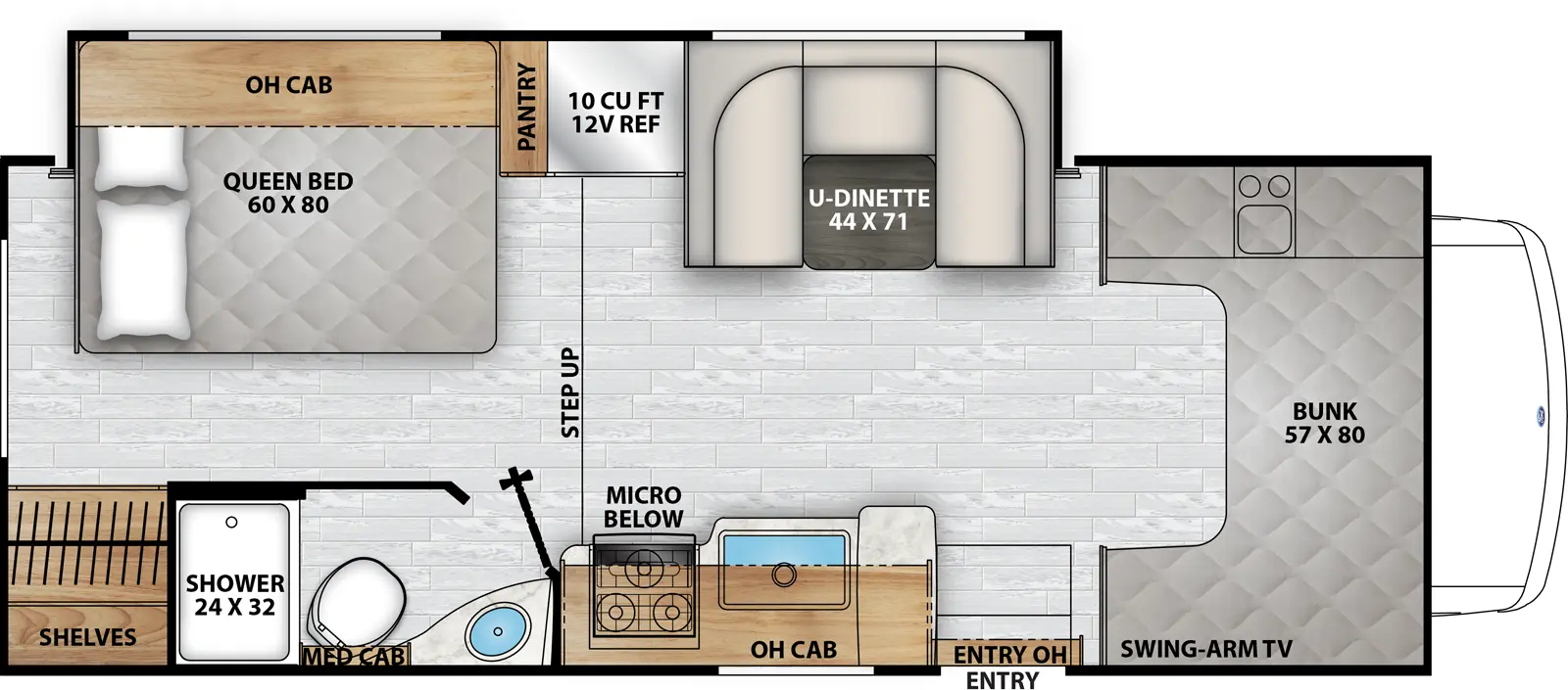 Freelander 23FS Floorplan